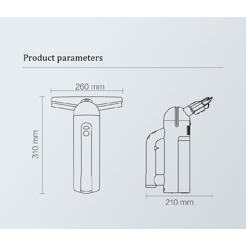 SWDK K611 - Cordless Rechargeable Windows and Flat Surface Cleaner - Alat Pembersih Kaca dan Permukaan Datar Lainnya