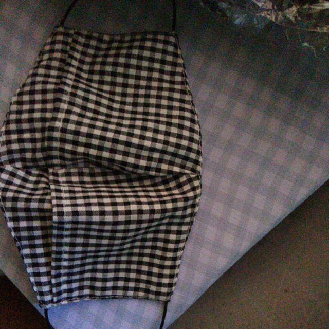 Masker Kain Kotak 3ply + Bisa Selip Tissue