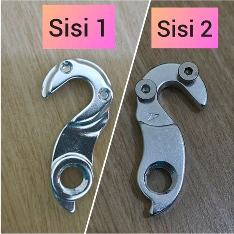 (( POLLIIGOON )) Rear End Rd Hanger Anting Drop Out Gantungan Cantolan Sepeda Mounting Dudukan Polyg
