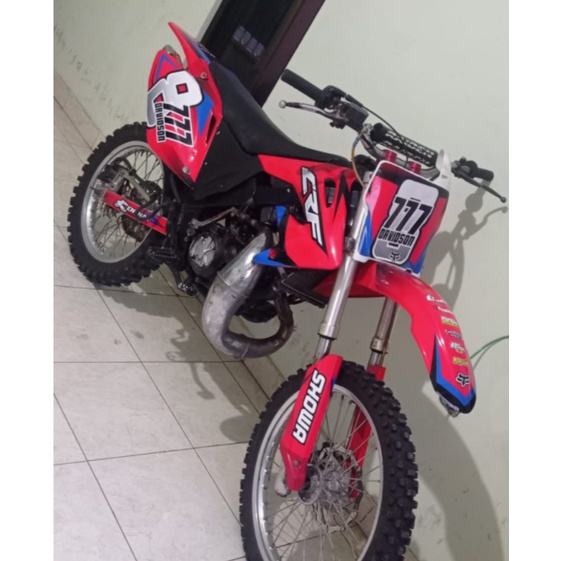 decal crf 250 dekal custom fullbody merah