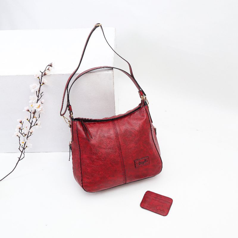 GRIZELLE ALICIA PREMIUM BAG (Size M, RED WINE)
