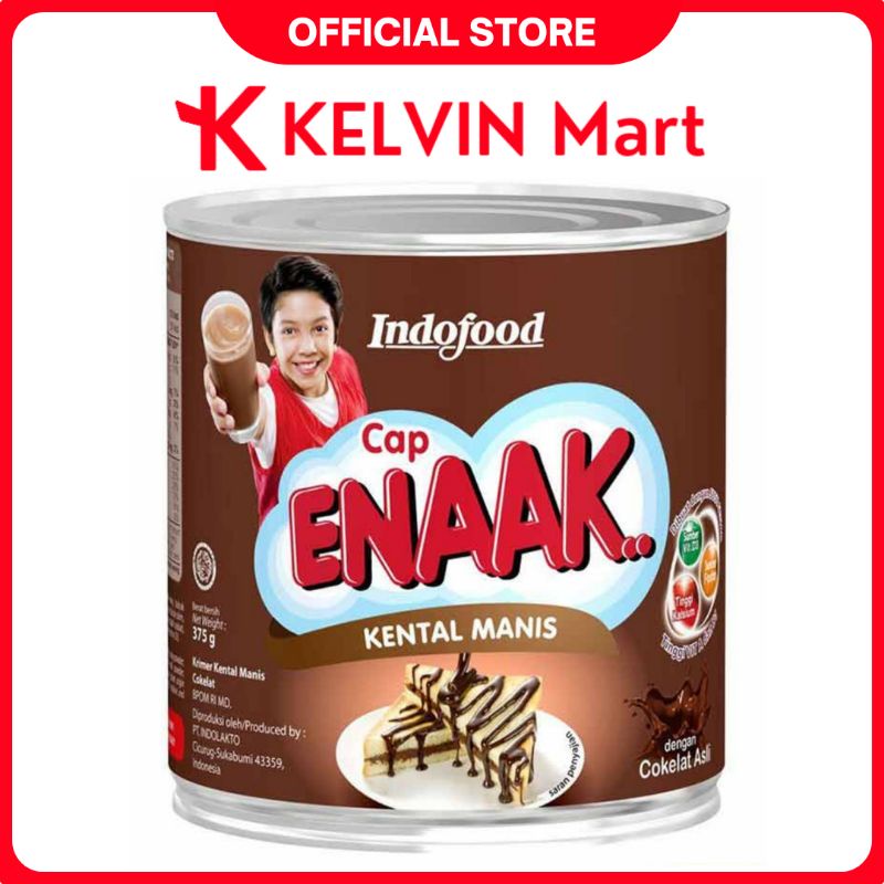 

Cap Enaak Kental Manis Cokelat Kaleng 370g | KELVIN Mart