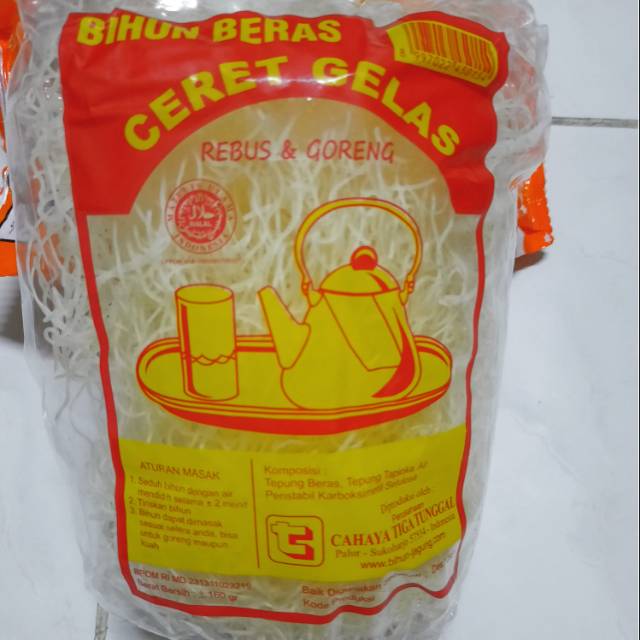 

BIHUN BERAS GORENG & REBUS CERET GELAS 160gr