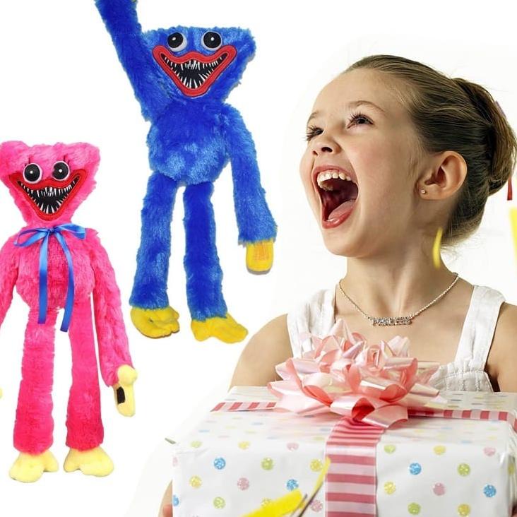 Boneka Stuffed Plush Huggy Wuggy / Mainan Anak / Boneka Viral Haloween "SC.10Jn22м"