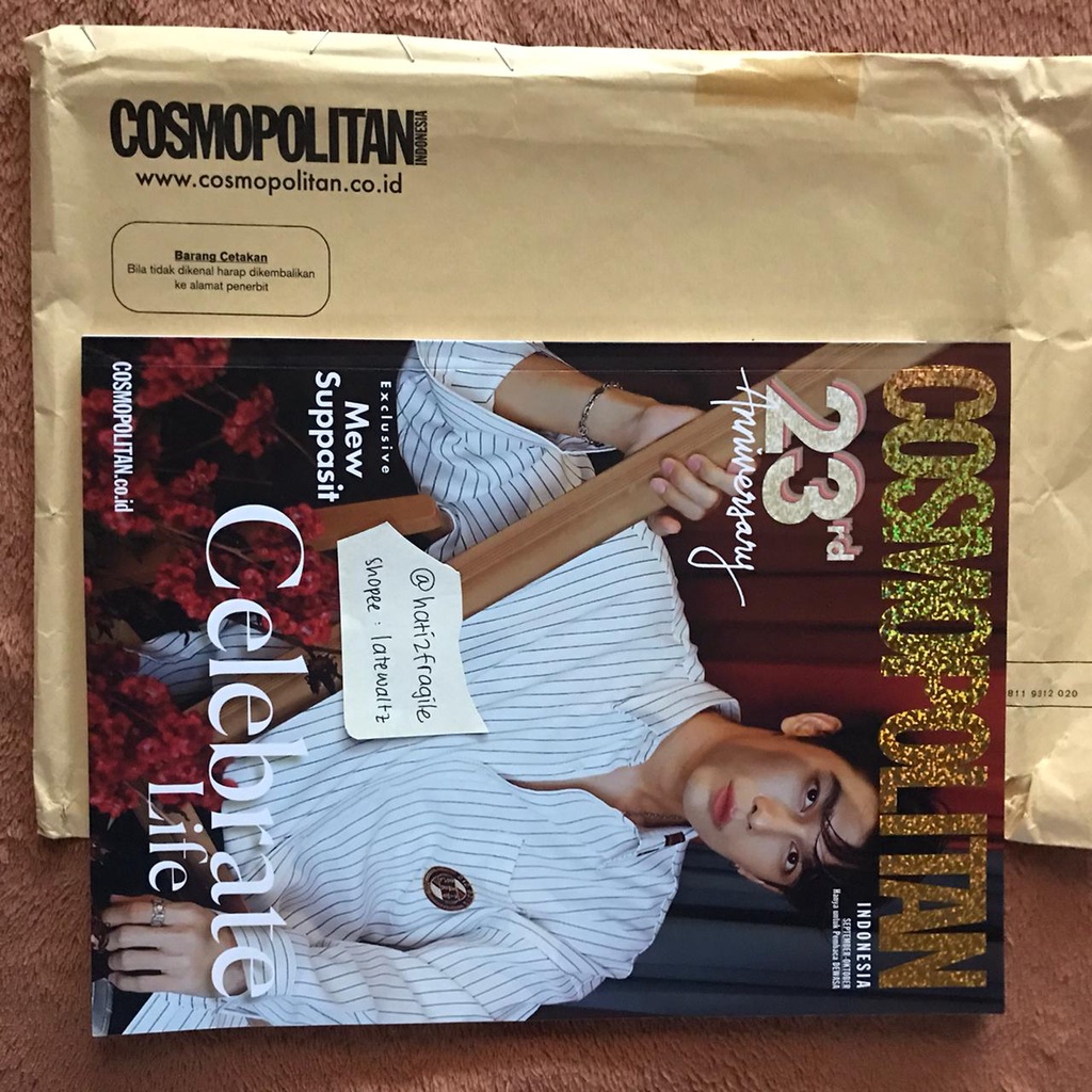 majalah cosmopolitan mew suppasit special