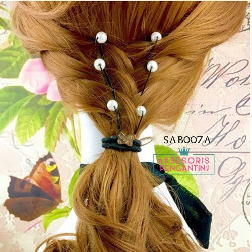 [PRODUK FAVORIT] AKSESORIS RAMBUT BOBBY PIN JEPIT TUSUK MUTIARA PUTIH SAB007A