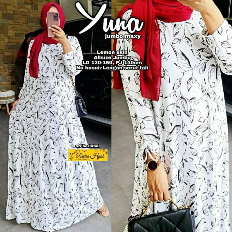 Yuna Jumbo Maxy, fashion, fashion muslim,  fashion wanita, gamis, maxi dress, dress muslim, ootd