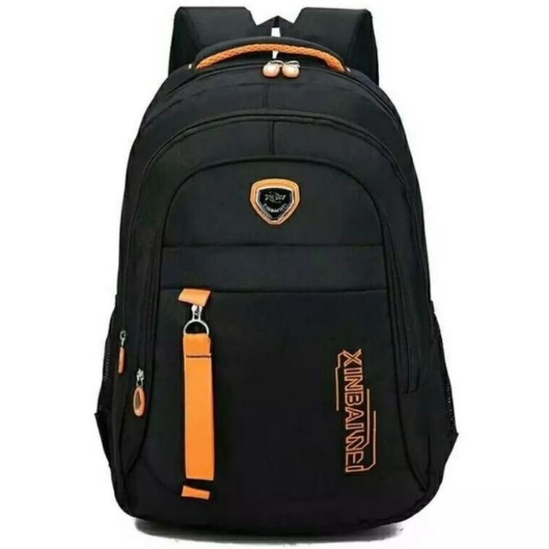 Ransel Mode Ransel Sekolah Oxford Klasik untuk Pria Wanita Remaja Ransel Laptop Kapasitas Besar Perjalanan Pengisi Daya Mochilas