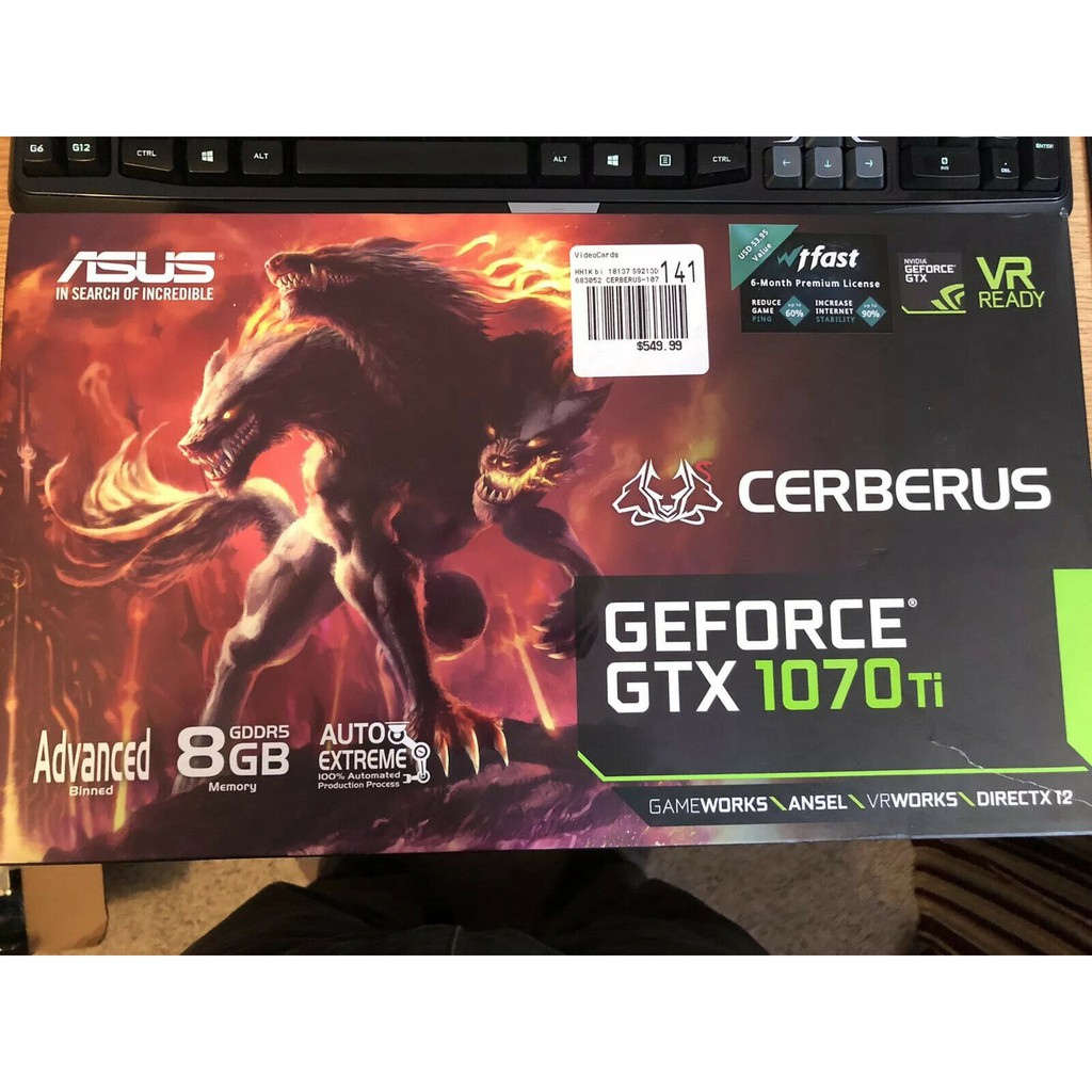 ASUS GTX 1070 Ti CERBERUS 8GB DDR5