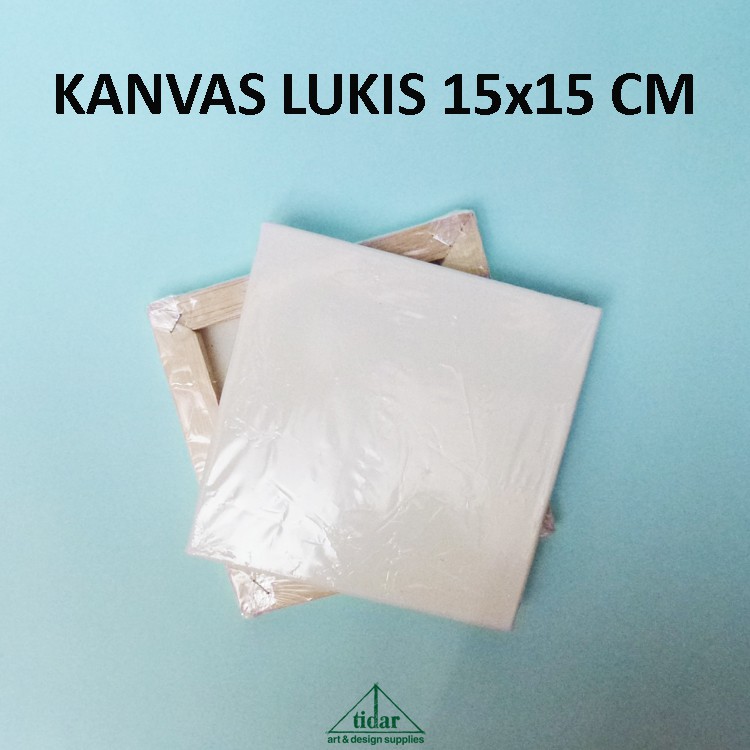 

Canvas / Kanvas Lukis + Spanram 15 x 15 cm