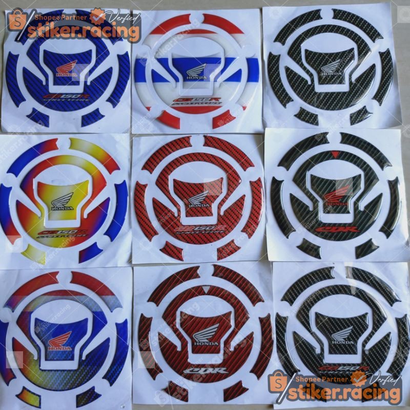 STIKER EMBLEM TUTUP TANGKI cbr 150 cbr150r cb150r cb 150 r