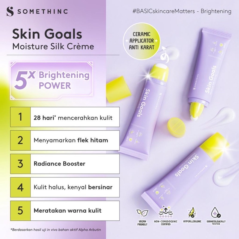 SOMETHINC SKIN GOALS MOISTURE SILK CREME 25ML &amp; 50ML