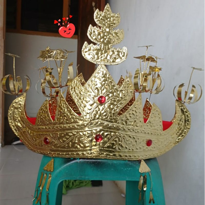 LENGKAP dgn asesorisnya. siger mahkota penganten lampung dan asesoris