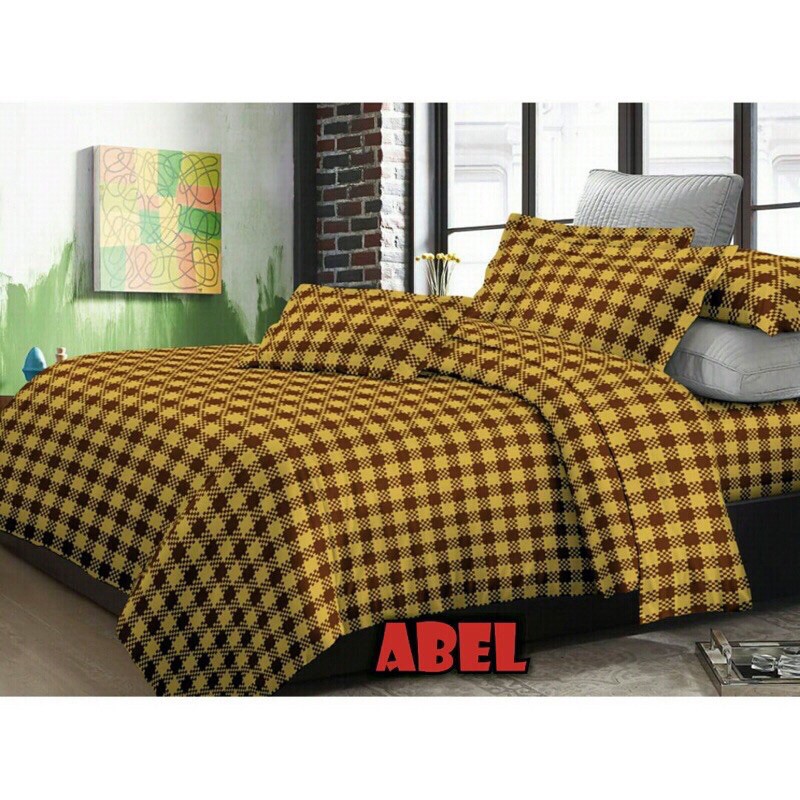 Sprei Adela Elegant Collection T30 180x200cm Bantal 2 BAHAN KATUN DISPERS TIDAK LUNTUR MURAH