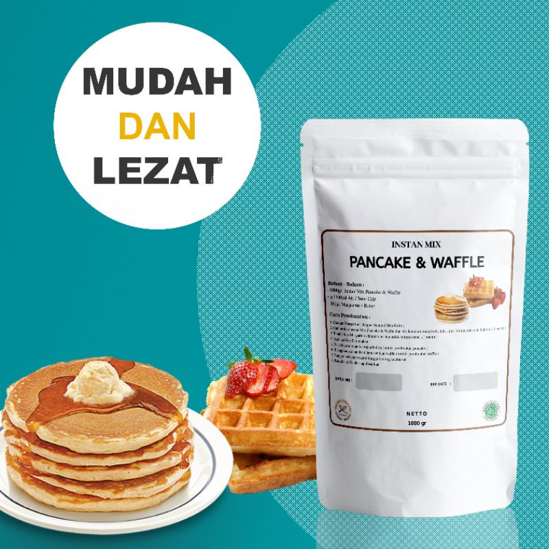 

Terbaru Tepung Premix Pancake dan Waffle Kemasan 1 Kg Bahan Kue Instan Berkualitas