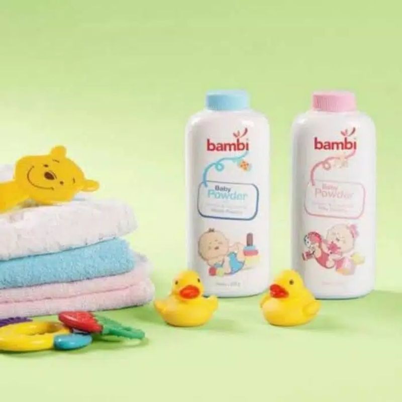 Bambi baby powder Bedak Bayi 100gr 250gr
