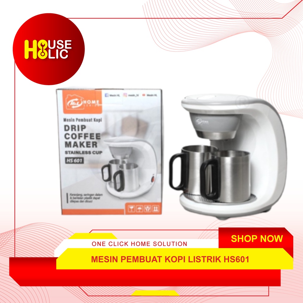 Mesin Pembuat Kopi Listrik / Electric Drip Coffee Maker Cup