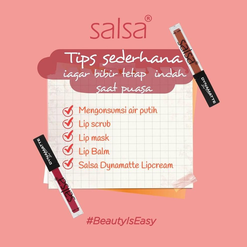 Salsa Dynamatte Lip Cream Long Lasting Matte Lipcream BPOM (VH)