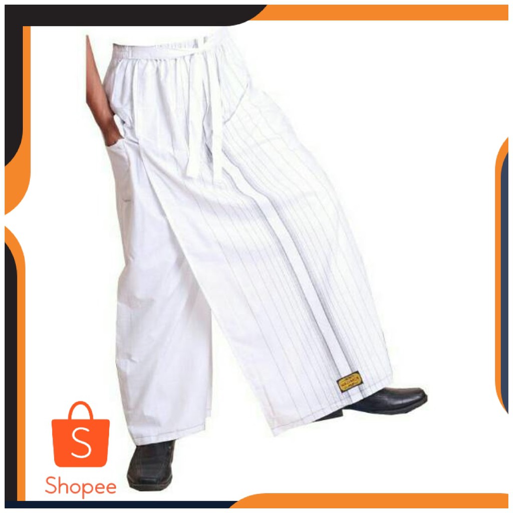 BEST SELLER - CELANA SARUNG WADIMOR PUTIH SARUNG ATLAS WADIMOR BHS GAJAH DUDUK SAFIR