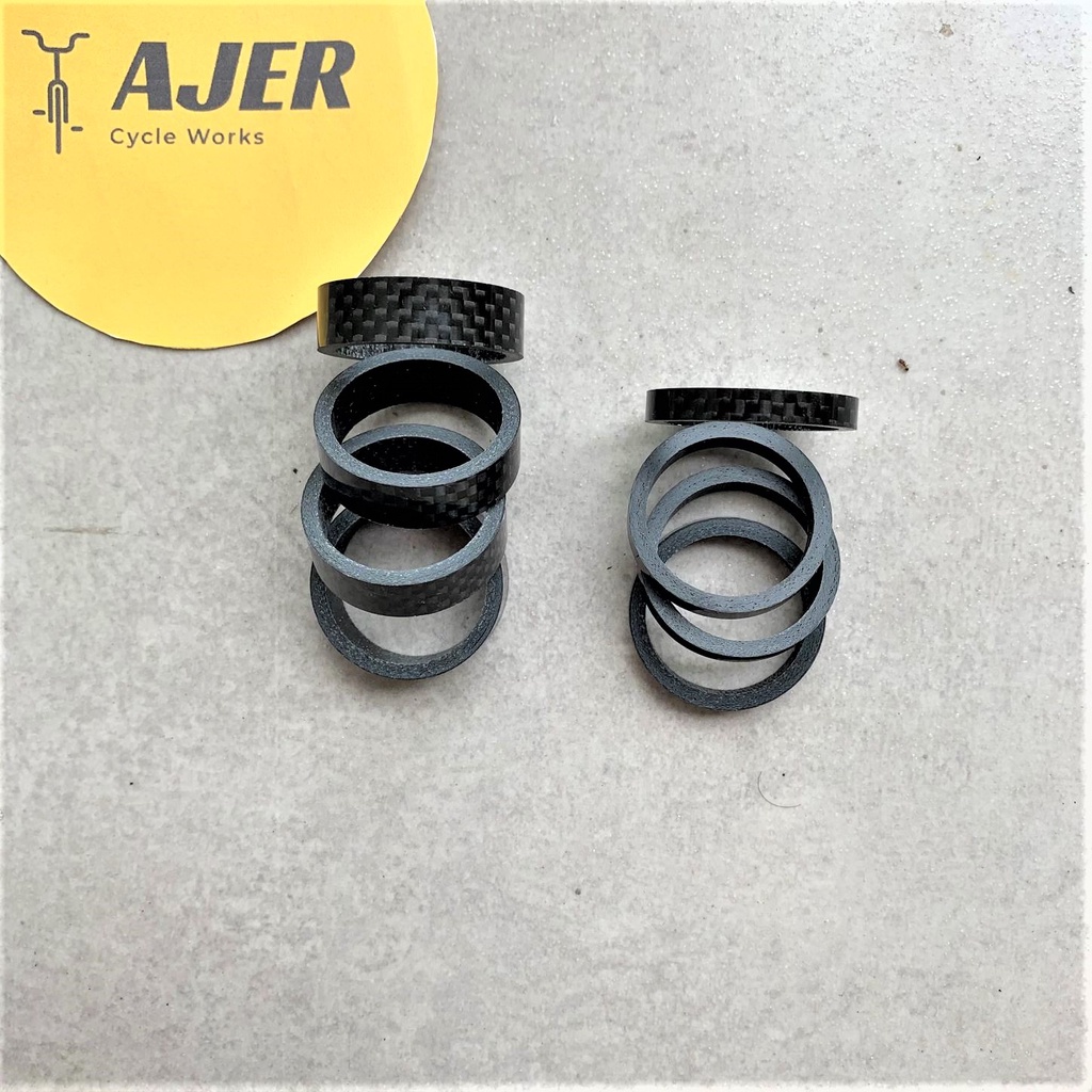 Ring Spacer fork headset Carbon / Alloy stem OS oversize Sepeda Alumunium CNC