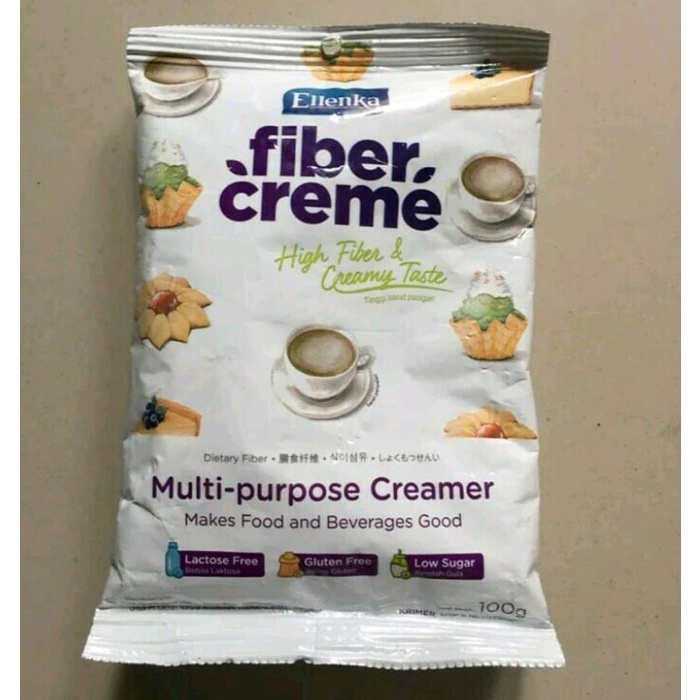 

Krimer- Fiber Creme Ellenka Multi Prupose Creamer 100 G Ketofriendly -Krimer.