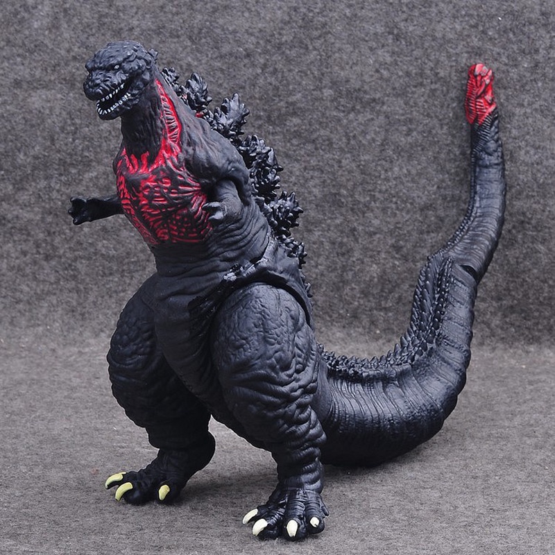 Mainan Action Figure Godzilla Red Lotus Godzilla Dinosaur Bahan pvc Ukuran 17cm Untuk Koleksi