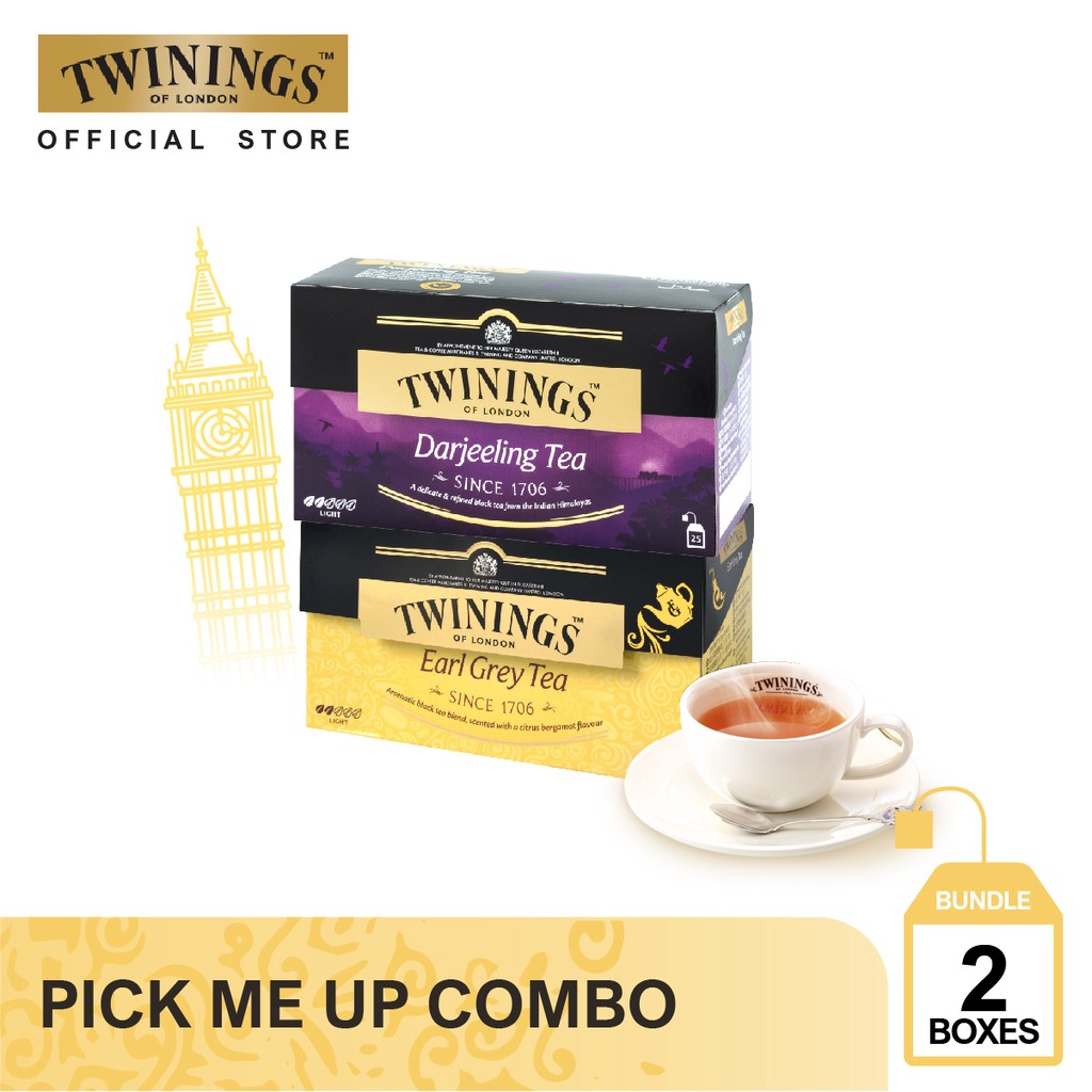 [Paket Bundle] Twinings Teh Hitam Bergamot Earl Grey dan