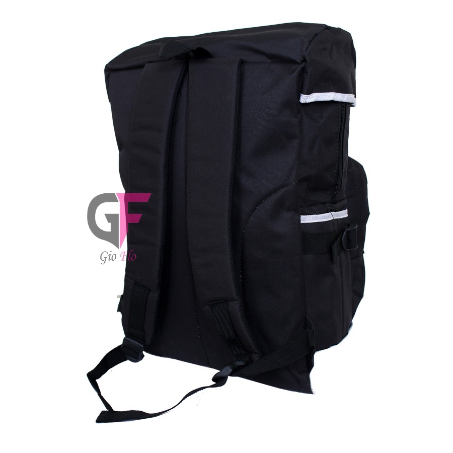 GIOFLO Tas Ransel Terbaru Laki Laki Hitam / BLY 395