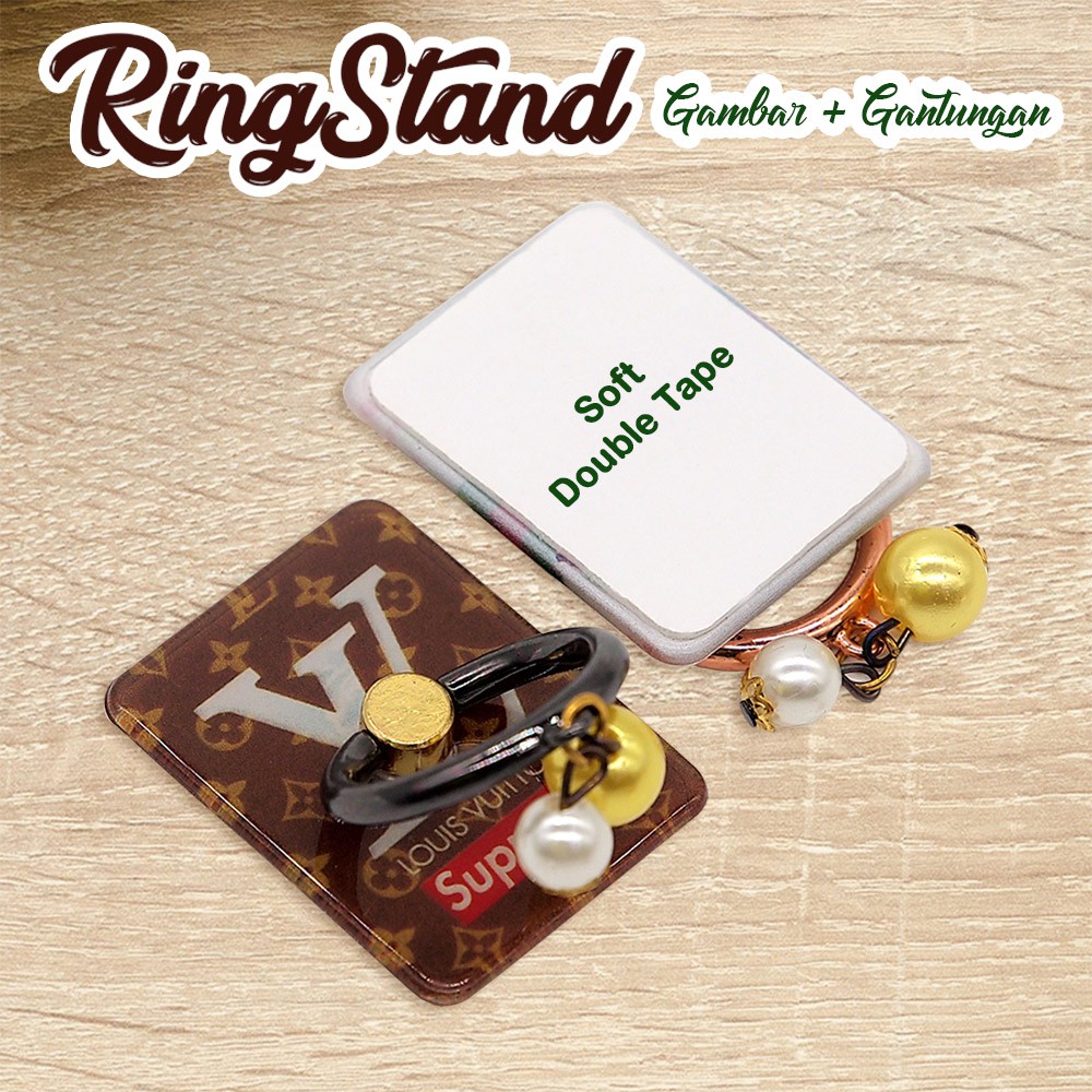 RING STAND GAMBAR PLUS GANTUNGAN RING STAND HOLDER PLUS GANTUNGAN