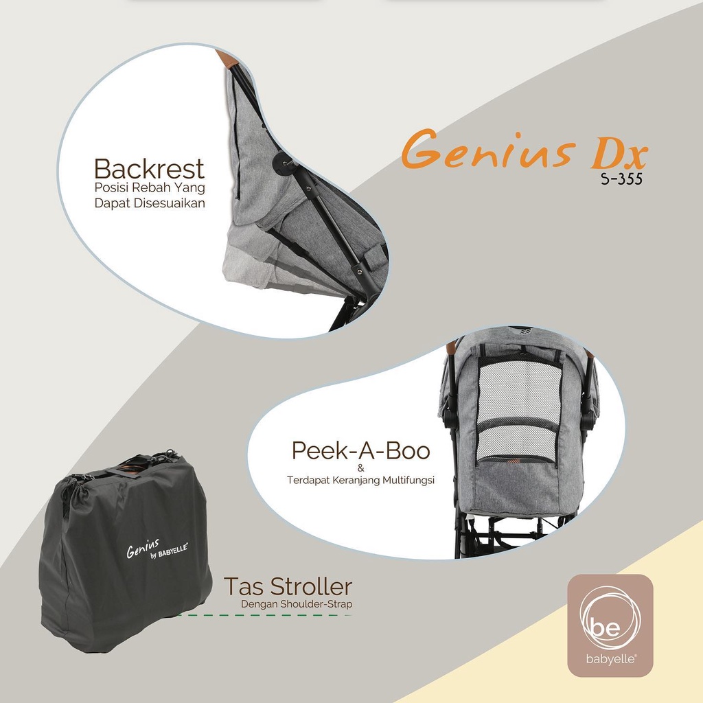 BABYELLE GENIUS DX S-355 Stroller