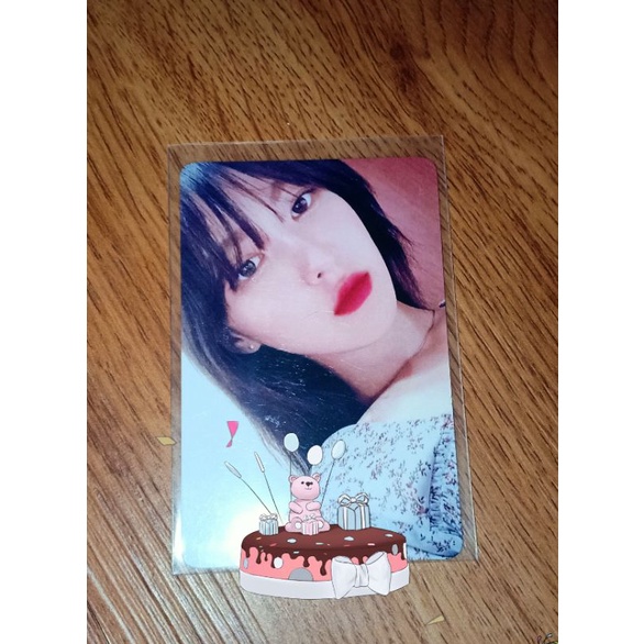 pc photocard red velvet wendy letter dear u month 6 oktober vampirewan