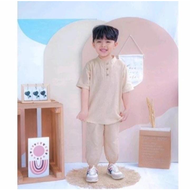 SET.. koko anak 1-12thn // baju muslim anak laki-laki