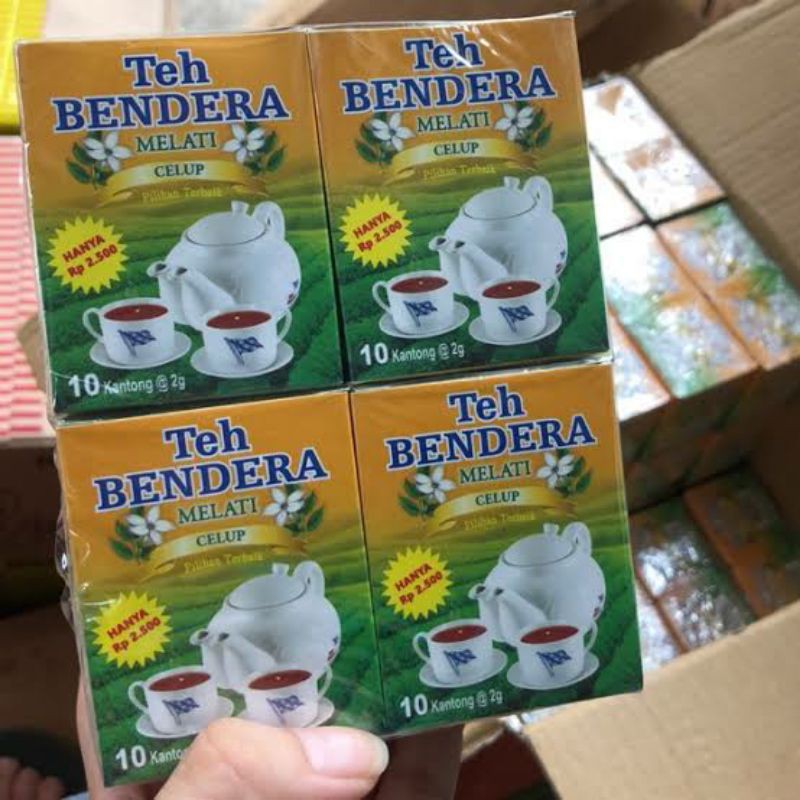 

Teh Bendera Melati Pack 10 Pcs Kantong Celup