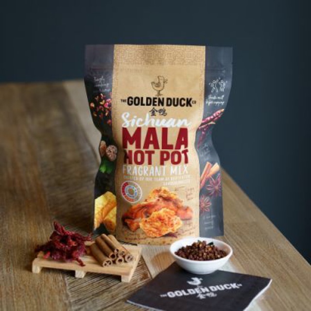 

The Golden Duck Sichuan Mala Hot Pot Fragrant Mix Fish Skin | Tom Yum Goong Original Singapore Snack