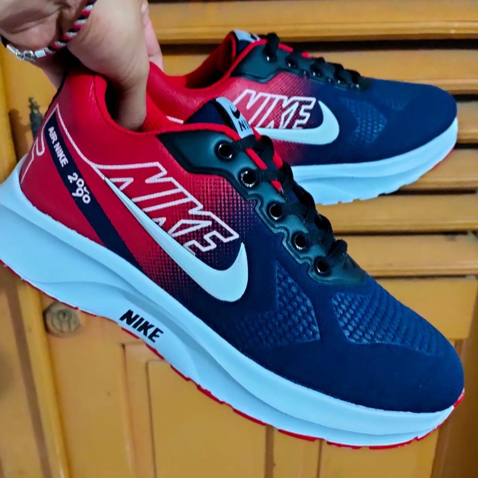 MURAH_MERIAHSEPATU NIKE_AIR2090 navy merah // sepatu pria keren // sepatu sport // sepatu tenis //
