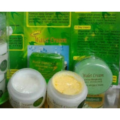 ➢ CREAM WALET BENGKOANG ORIGINAL / KRIM WALET LONTONG / CREAM WALET HIJAU ♦