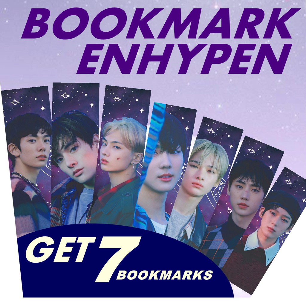 

BOOKMARK ENHYPEN PEMBATAS BUKU ENGENE