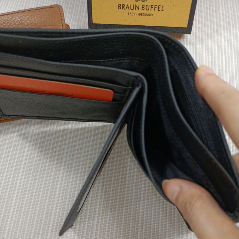 Dompet lipat pria Braun Buffel kulit asli #SL25