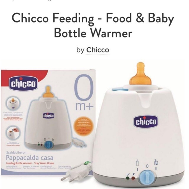 chicco baby bottle warmer