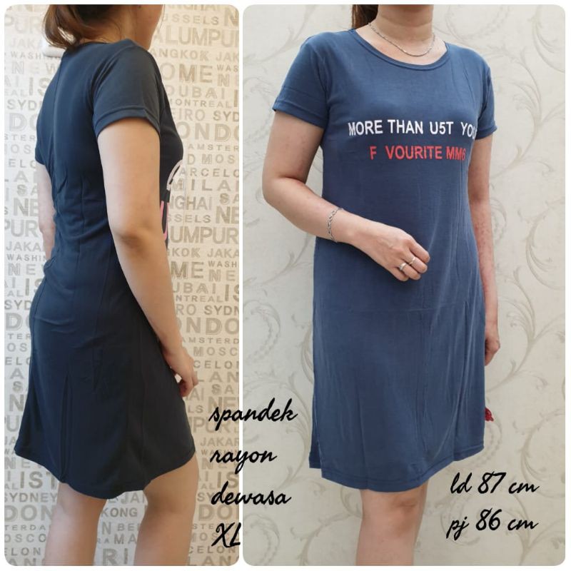 promo murah !!! more than dress tunic. XL dewasa