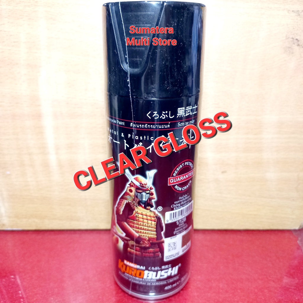 

Samurai Kurobushi Clear Gloss 128 Samurai Paint Pengkilat Finishing