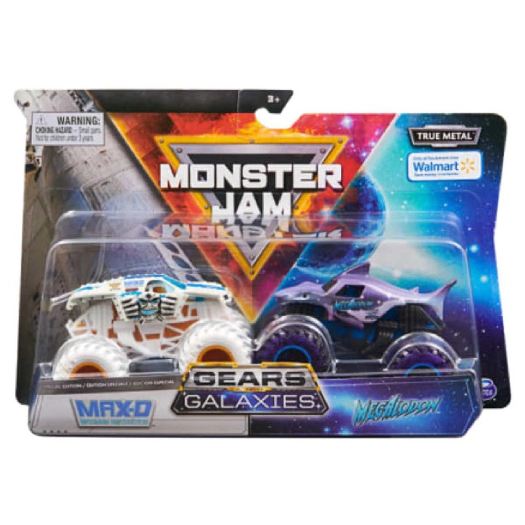 Sale Mainan: Monster Jam Gear Galaxy Max-D Megalodon Ori SpinMaster