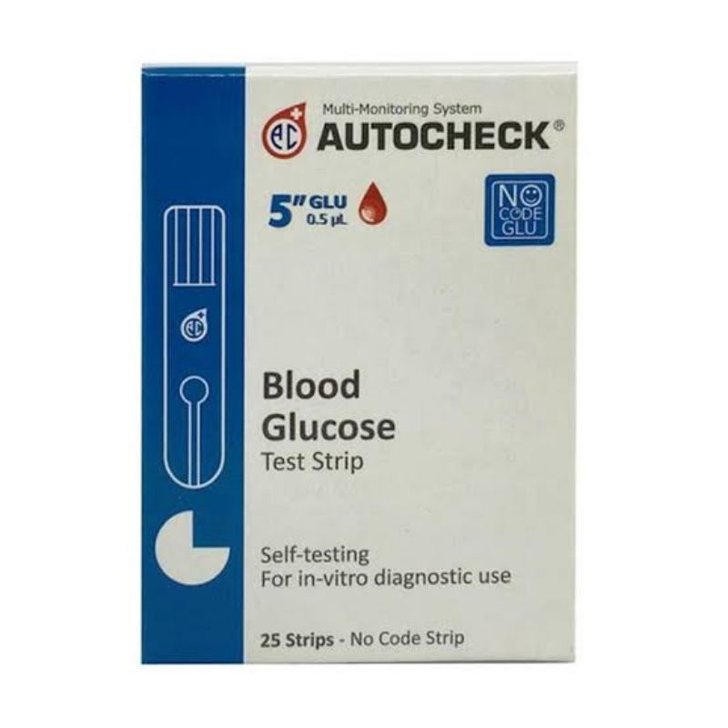 Strip Autocheck Gula/ GDA/ GULO Refill Isi 25