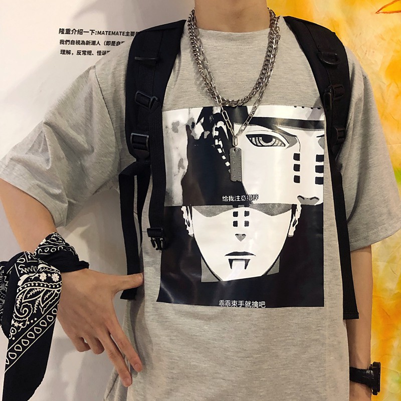 Oversized Akatsuki Pain Streetwear Tshirt Manga