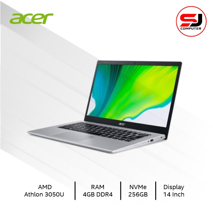 Acer Aspire 3 Slim A314-22 AMD Athlon 3050U 4GB 256GB 14&quot; FHD W10 OHS