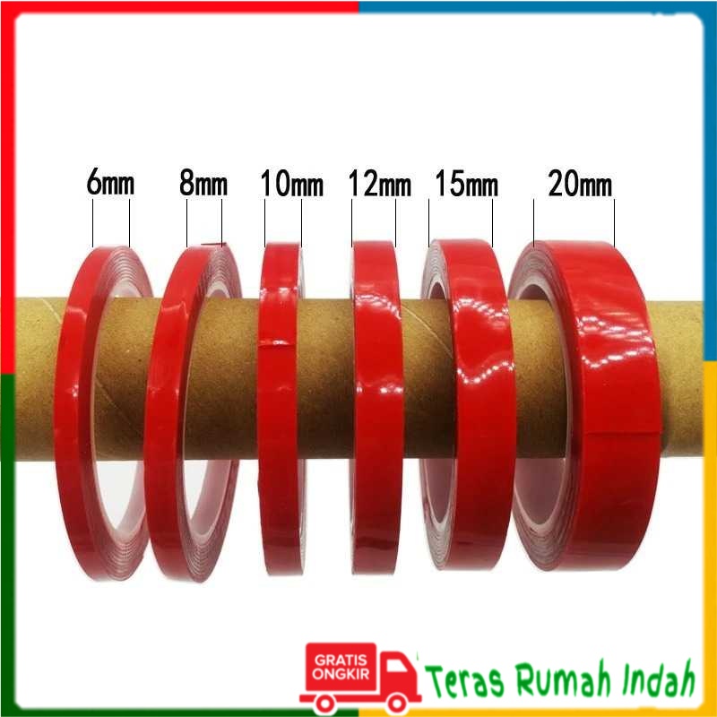 

Doubel Tape Bening Clear Nano Magic Akrilik TANPA BEKAS No Trace Sticker