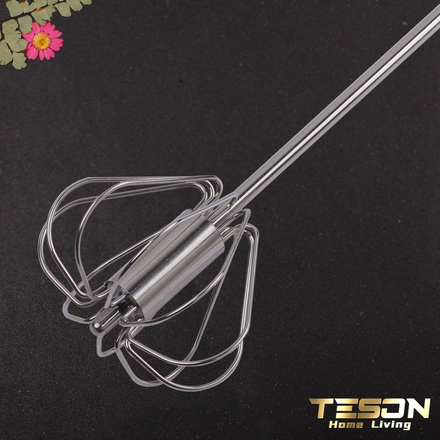 Pengocok Telur Stainless Otomatis Manual / Hand Mixer Whisk Beater