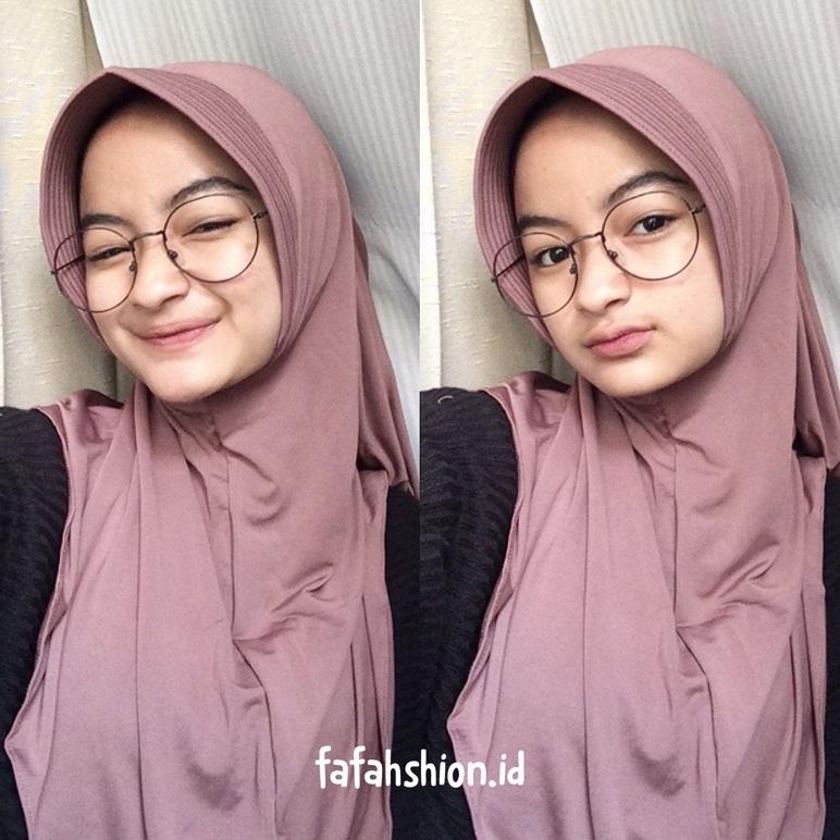 [.] Qeisha Hijab | Hijab Sport Panjang | Bergo Sport Panjang