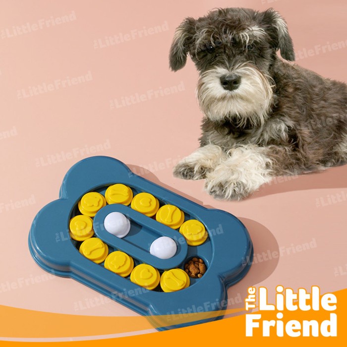 Tempat Makan Mainan Anjing Puzzle Plate Slow Feeder Interaktif