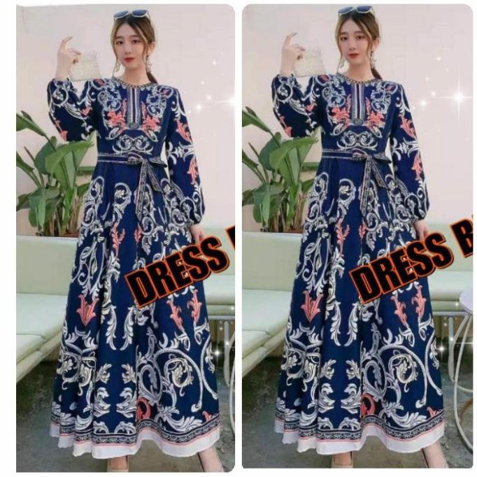 TALITA DRESS IMPORT DRESS BANGKOK SILKY GAMIS PREMIUM GAMIS ORI